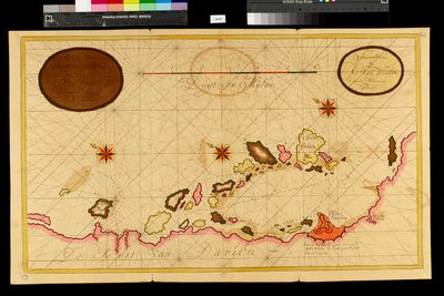 Darieninlahden kartta, 1709-13. tekijältä Gerard van Keulen